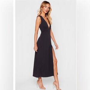BNWT Nasty Gal Long Slit Dress